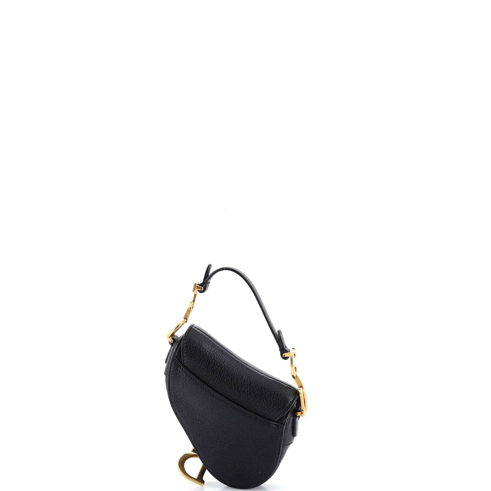 Saddle Handbag Leather Micro