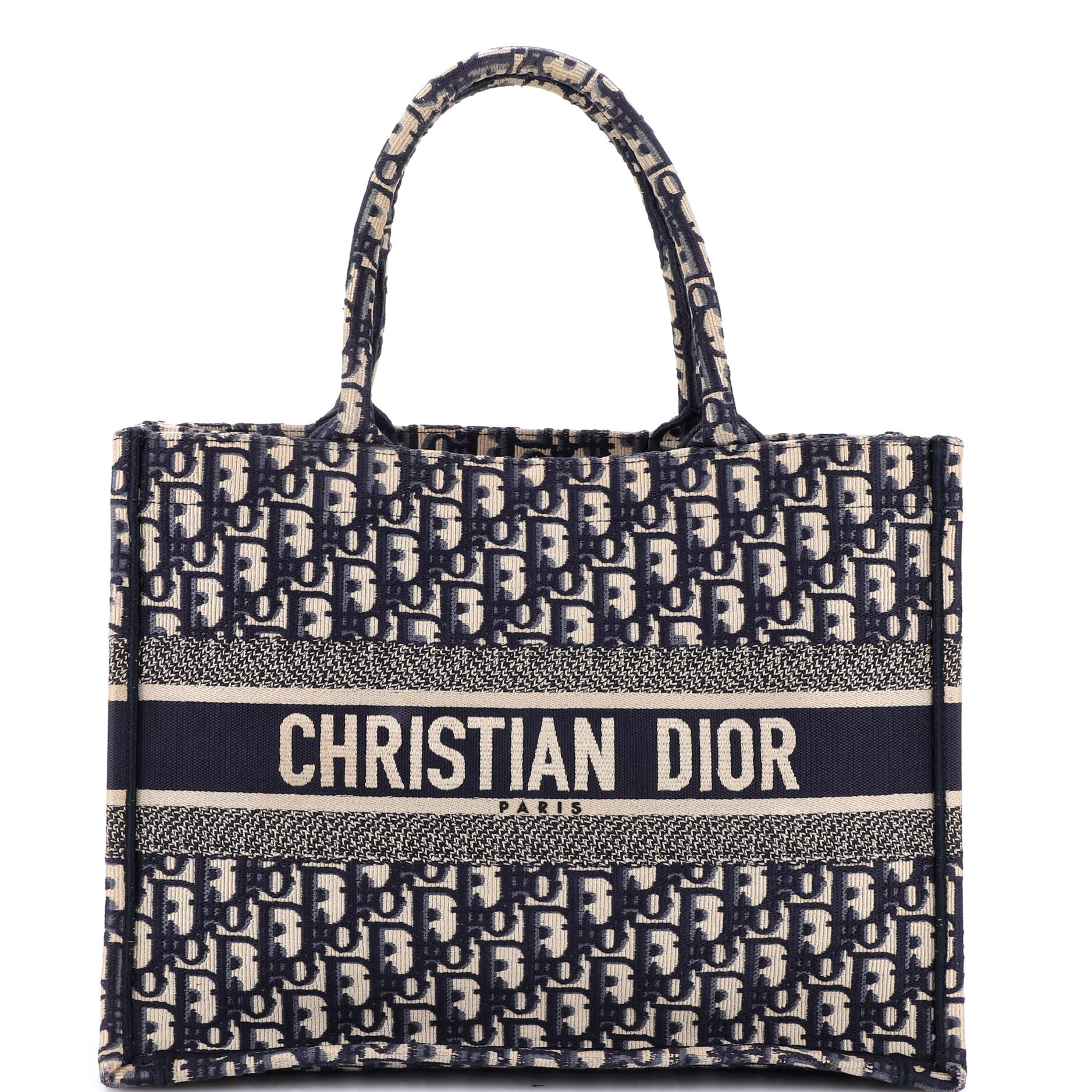Book Tote Oblique Canvas Medium