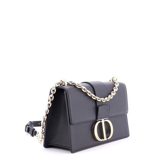 30 Montaigne Chain Flap Bag Leather East West