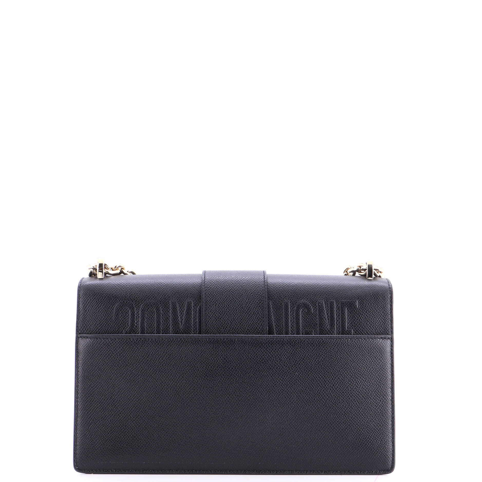 30 Montaigne Chain Flap Bag Leather East West