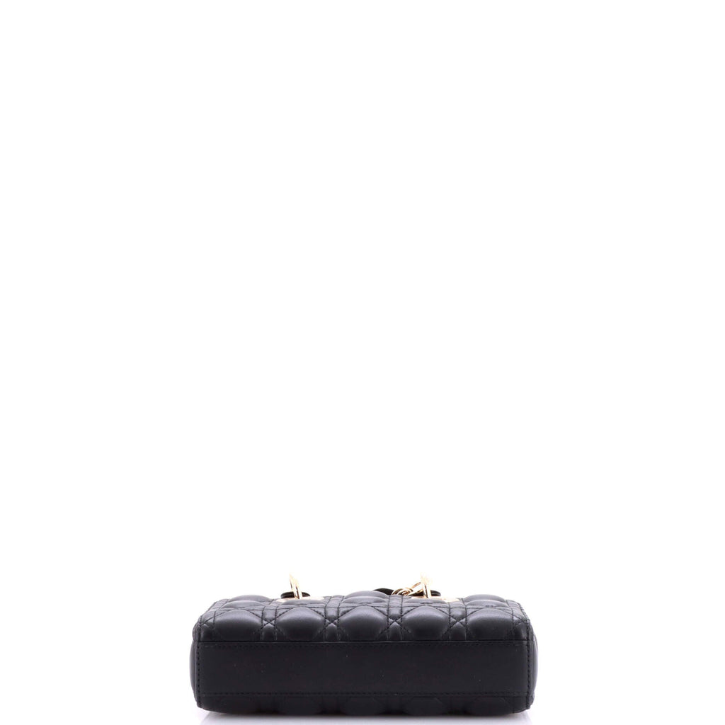 Lady D-Joy Bag Cannage Quilt Lambskin Small