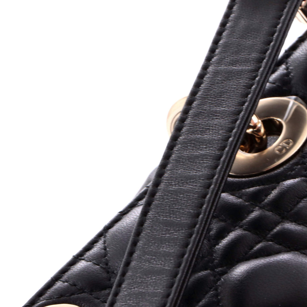 Lady D-Joy Bag Cannage Quilt Lambskin Small