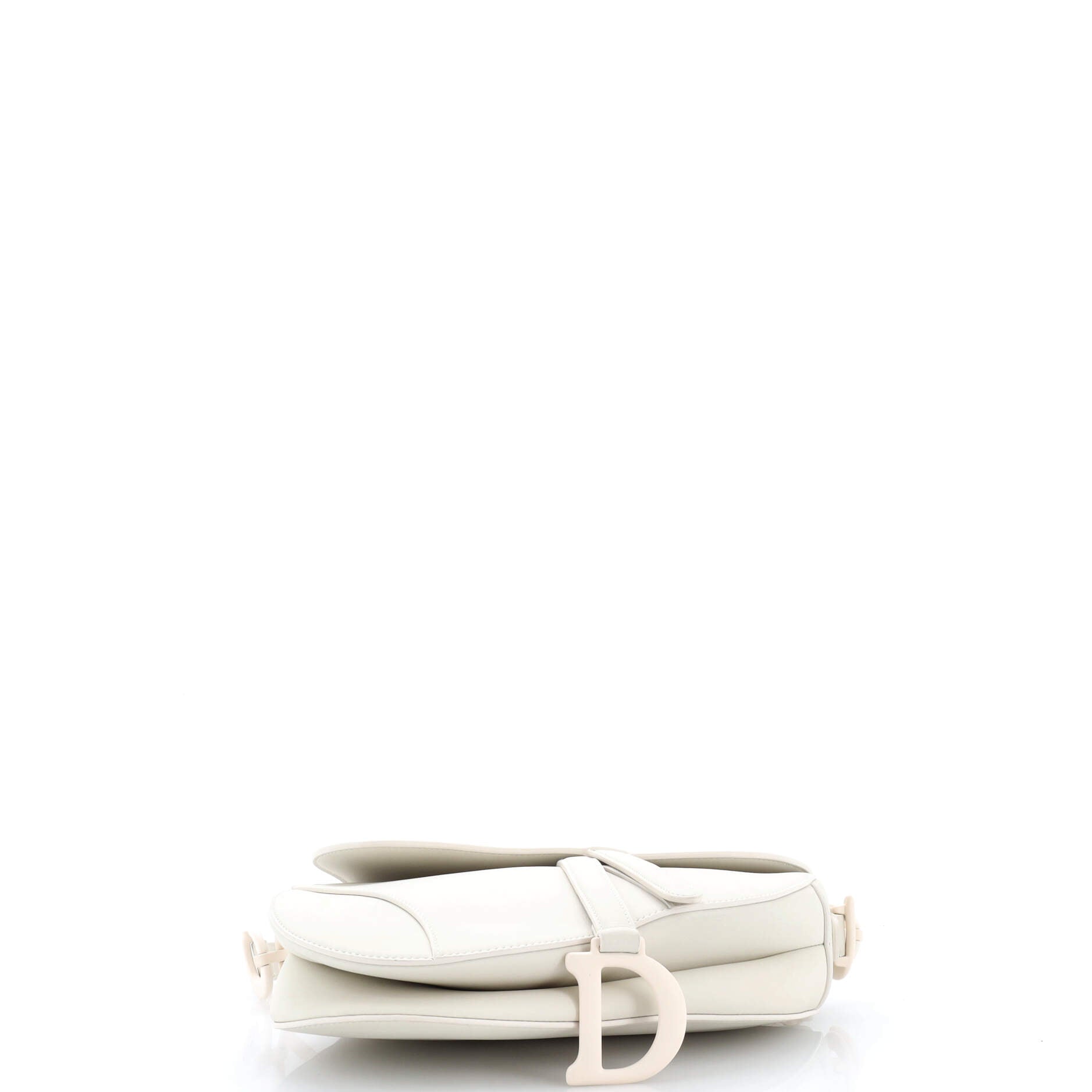Saddle Handbag Oblique Embossed Calfskin Medium