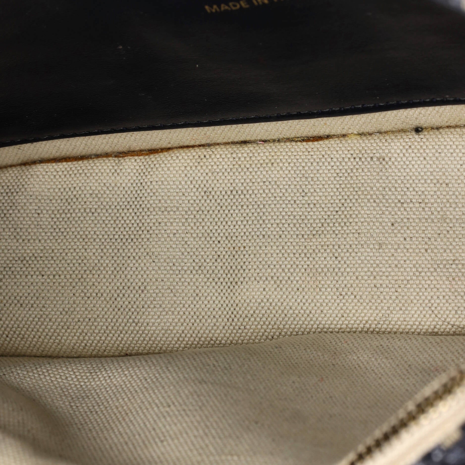 Saddle Pouch Wallet on Chain Oblique Canvas