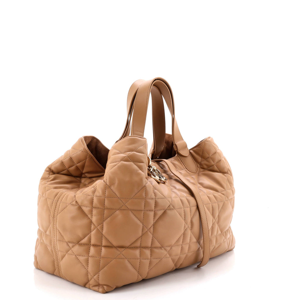 Toujours Tote Bag Macrocannage Quilt Calfskin Large