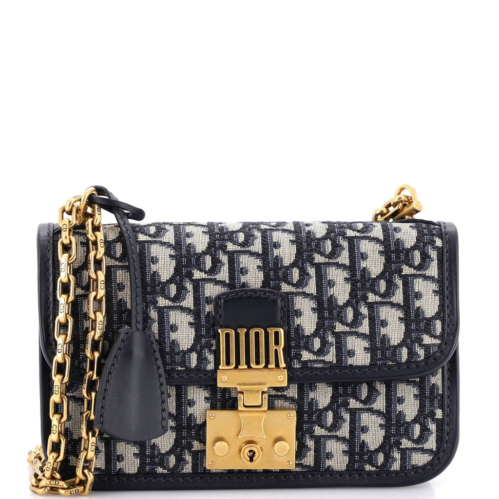 Dioraddict Flap Bag Oblique Canvas Medium