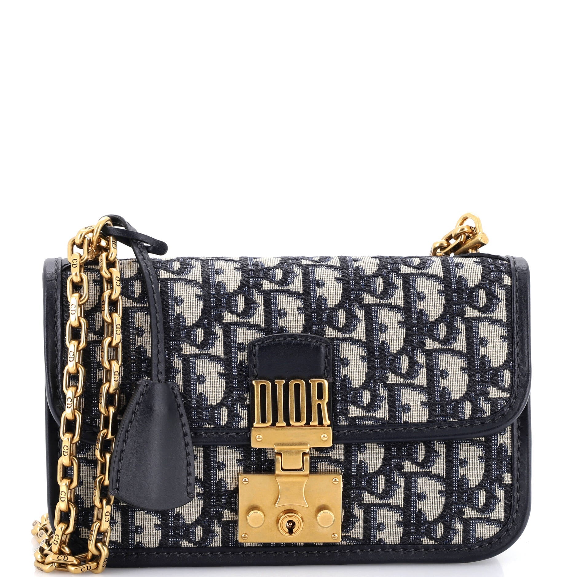 Dioraddict Flap Bag Oblique Canvas Medium