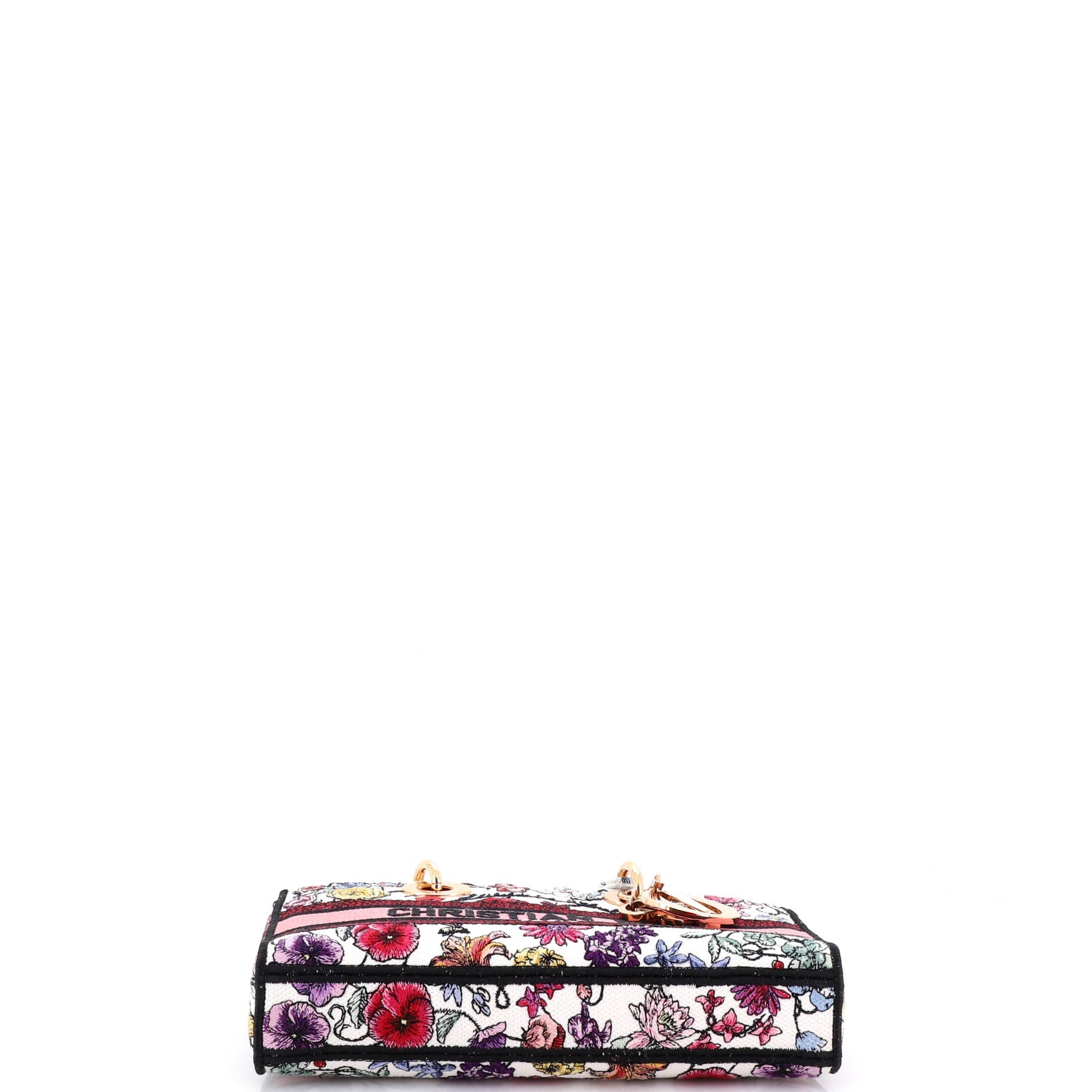 Lady D-Joy Bag Embroidered Canvas Medium