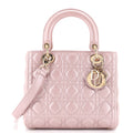 Lady Dior Bag Iridescent Cannage Quilt Lambskin Medium