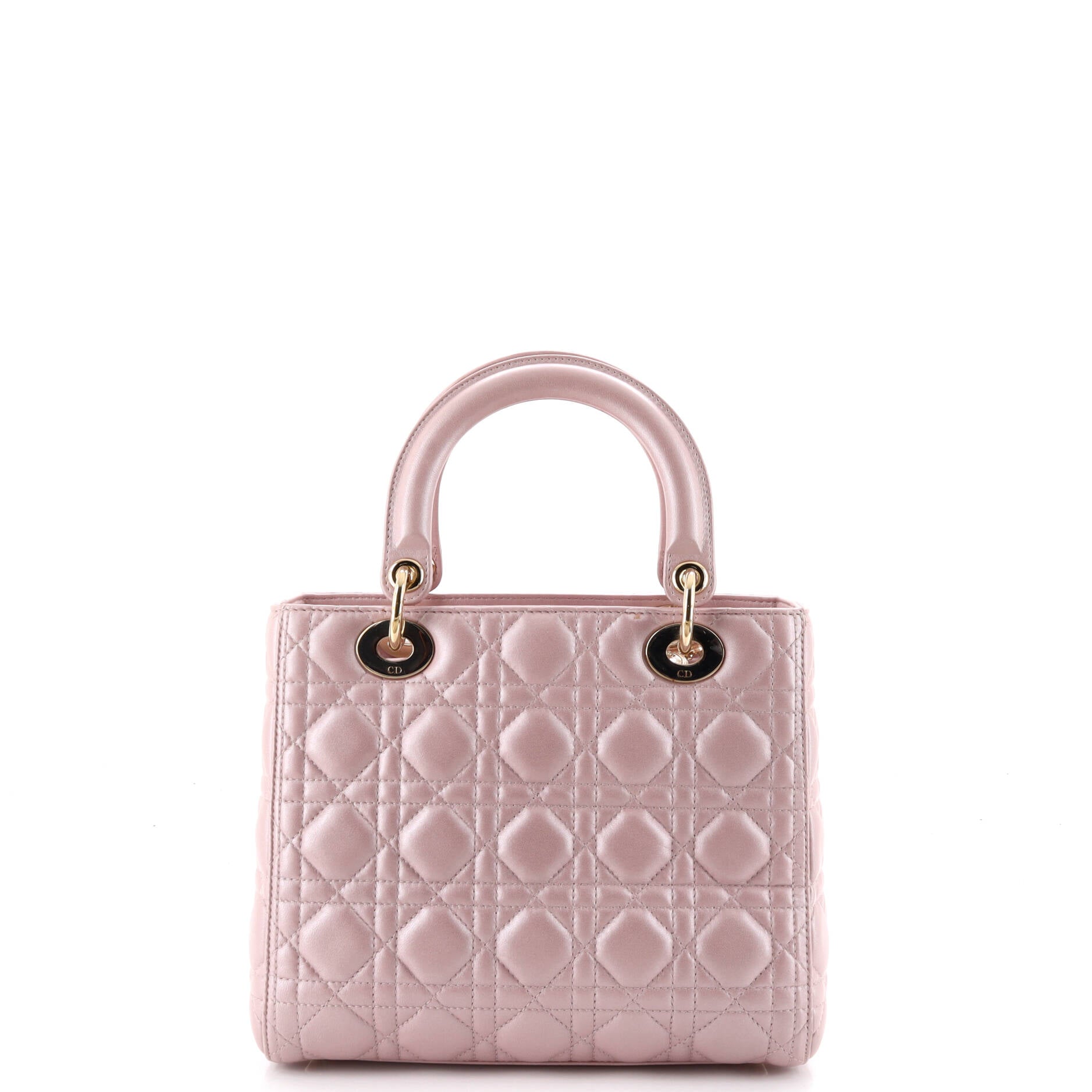 Lady Dior Bag Iridescent Cannage Quilt Lambskin Medium