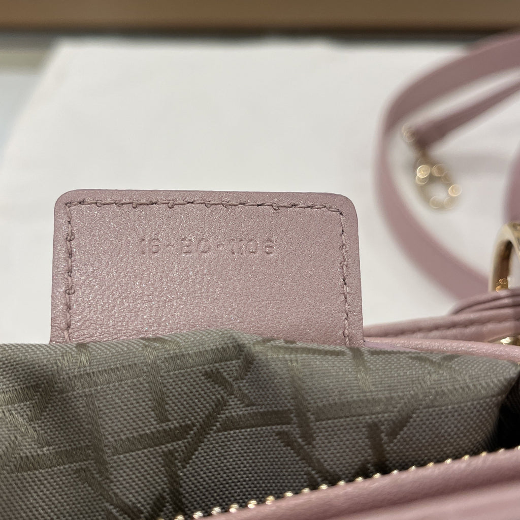 Lady Dior Bag Iridescent Cannage Quilt Lambskin Medium