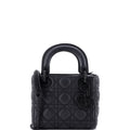 Ultra Matte Lady Dior Chain Bag Cannage Quilt Calfskin Mini