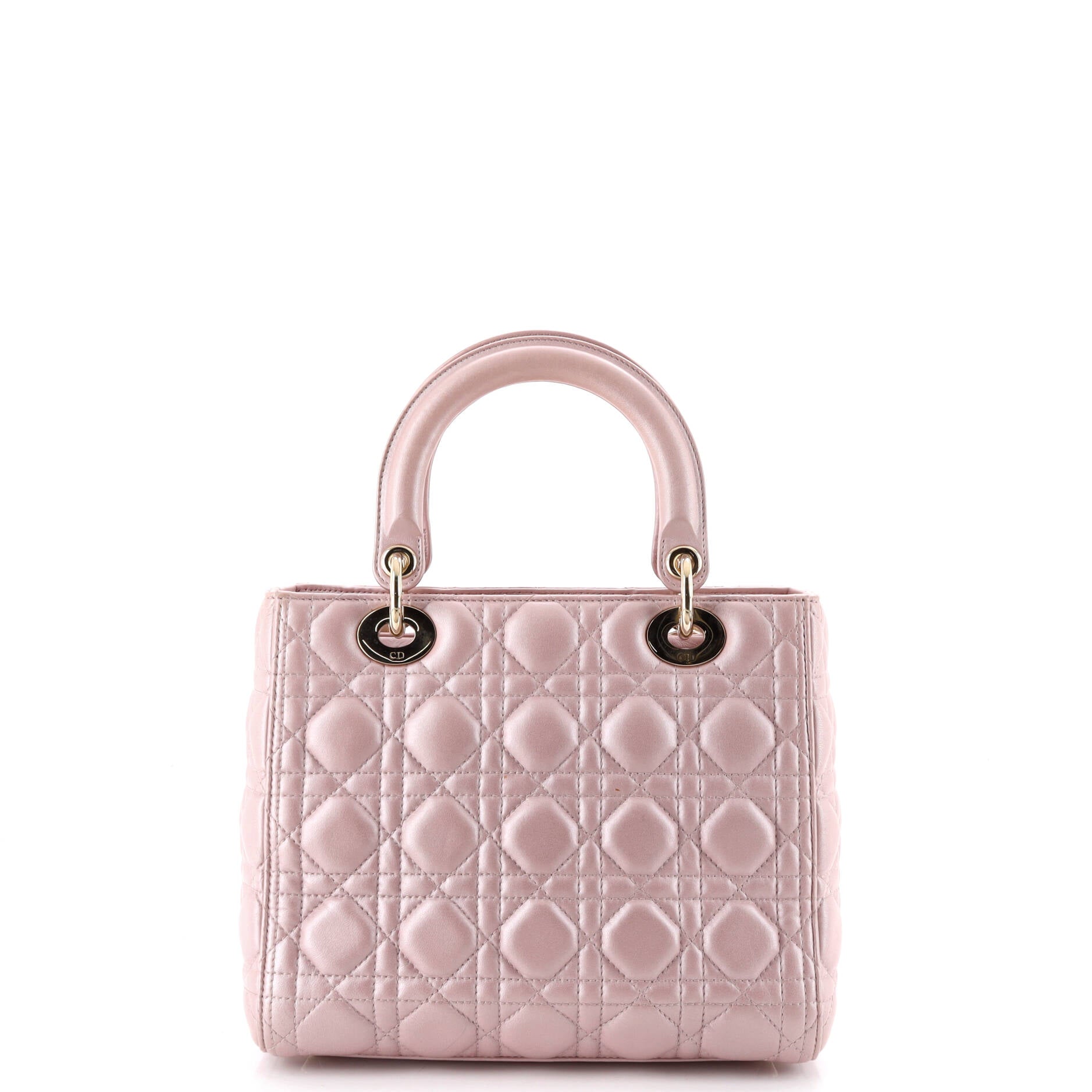 Lady Dior Bag Cannage Quilt Lambskin Medium