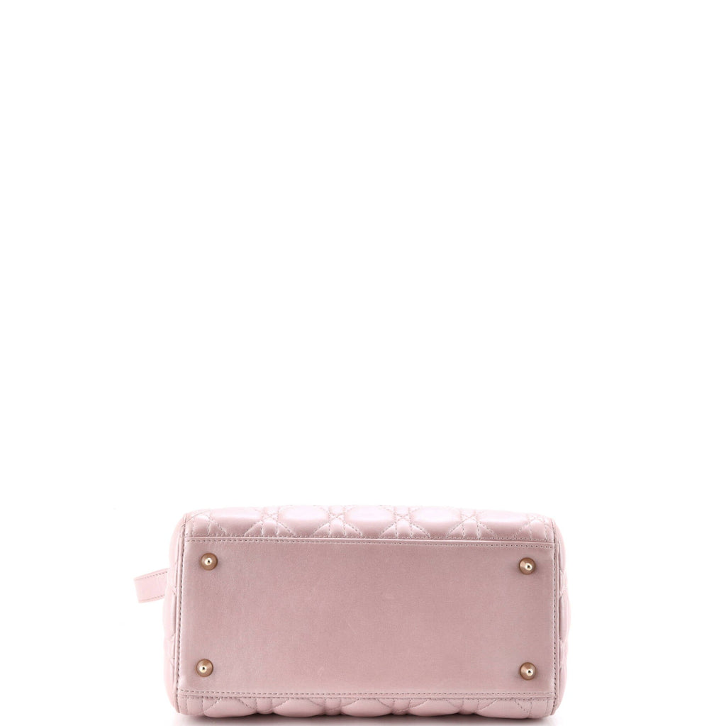 Lady Dior Bag Cannage Quilt Lambskin Medium