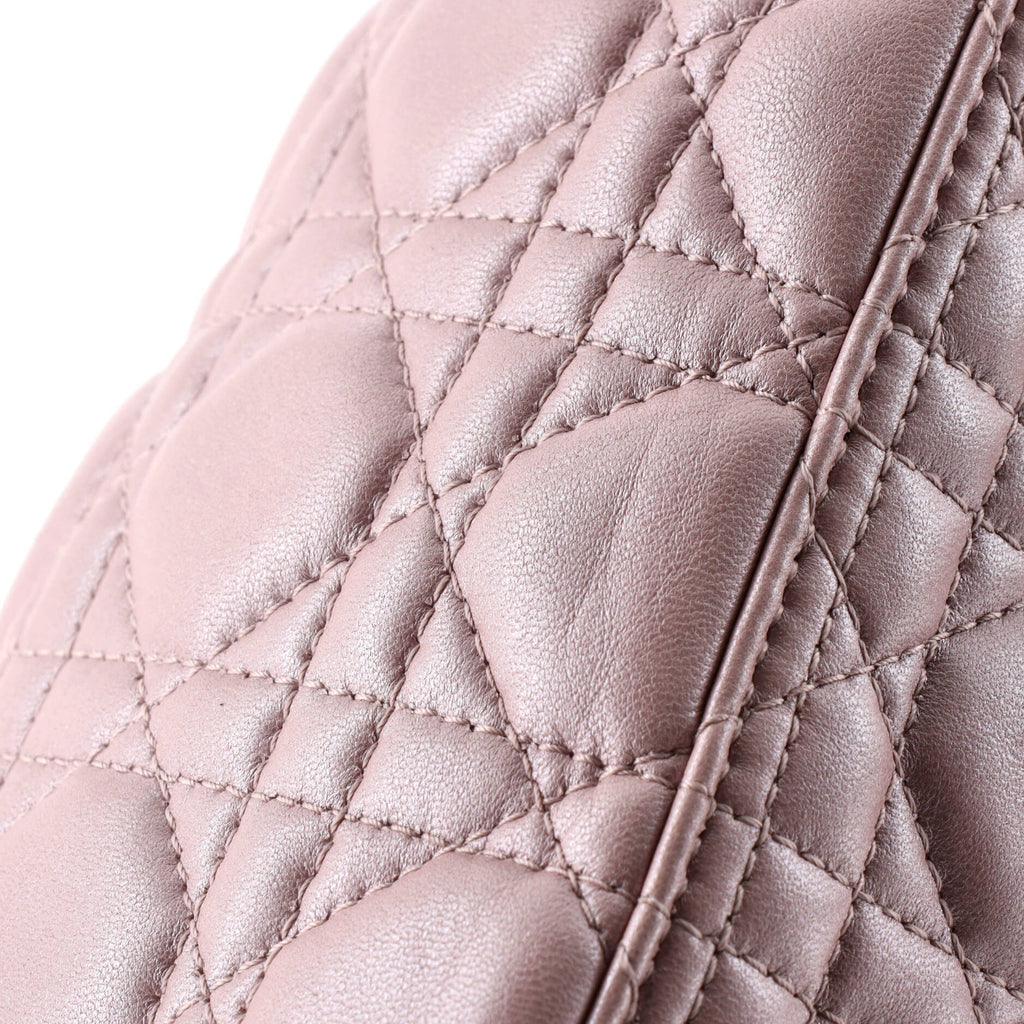 Lady Dior Bag Cannage Quilt Lambskin Medium