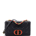 Caro Bag Cannage Quilt Calfskin New Medium