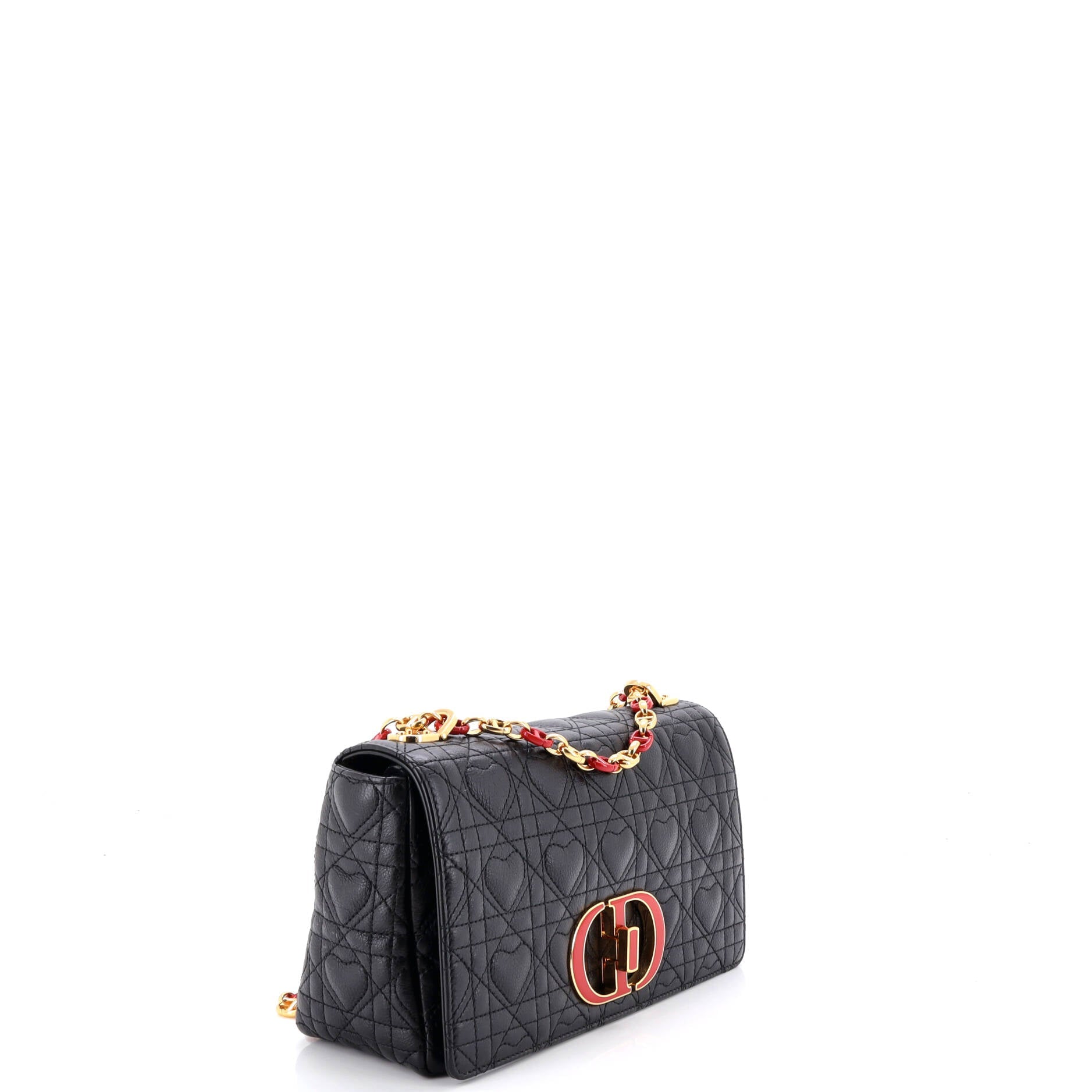 Caro Bag Cannage Quilt Calfskin New Medium