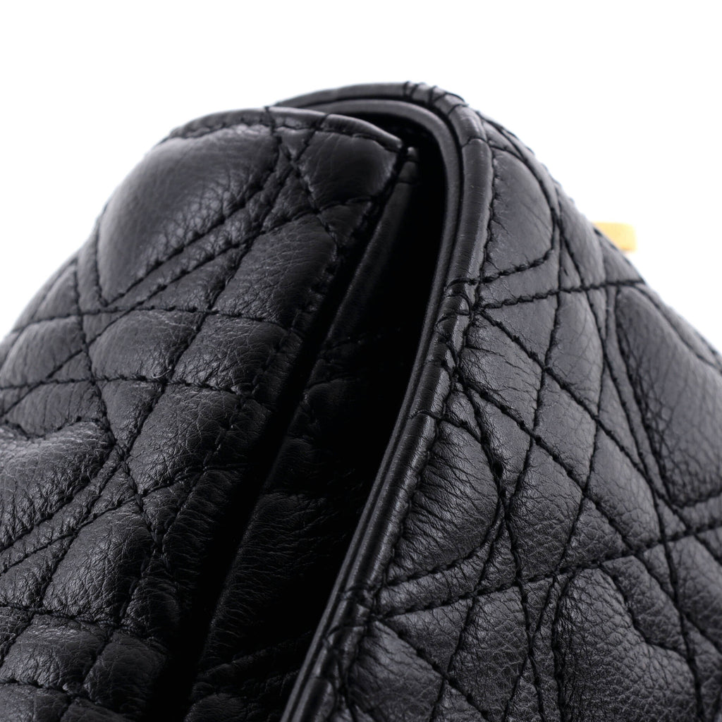 Caro Bag Cannage Quilt Calfskin New Medium