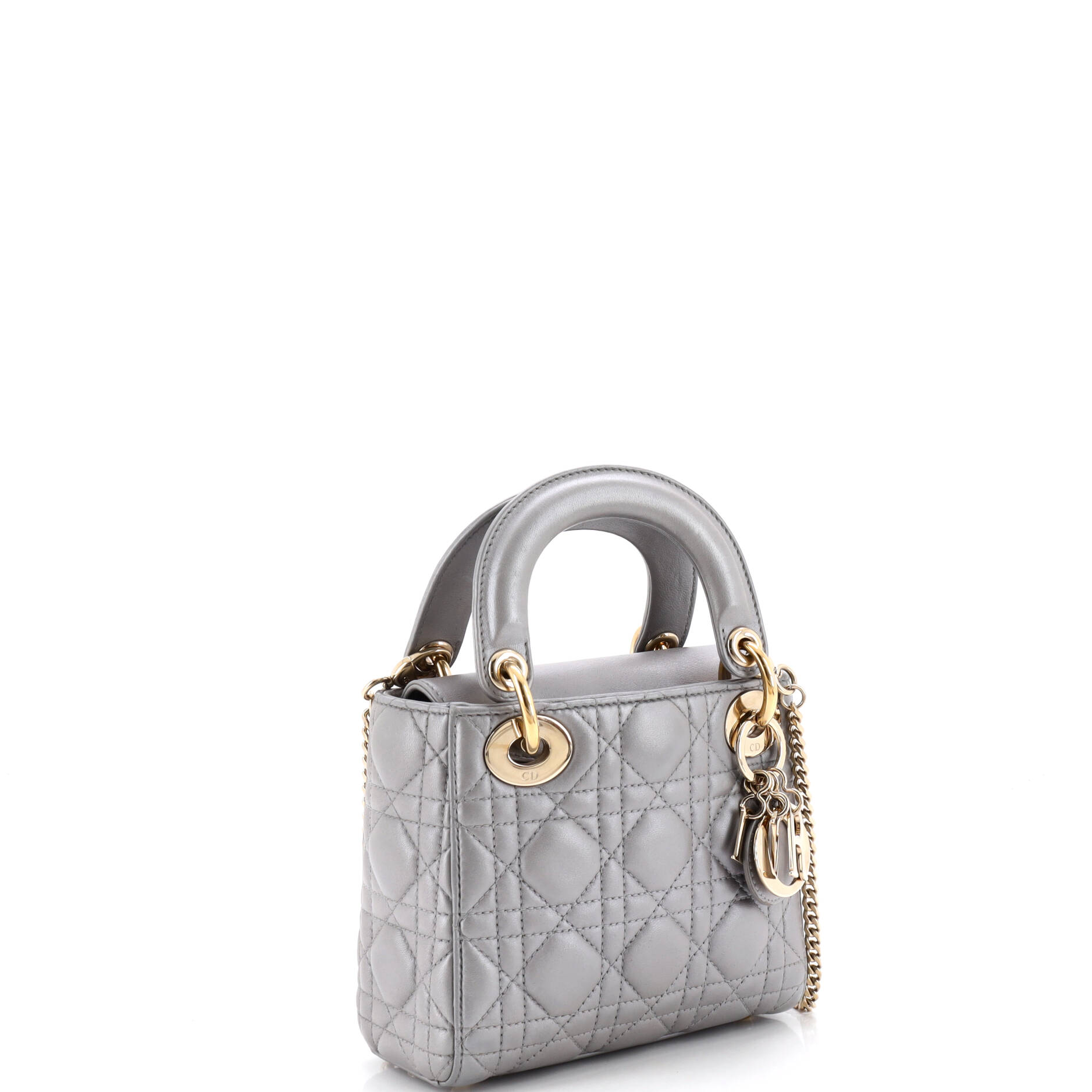 Lady Dior Chain Bag Cannage Quilt Lambskin Mini