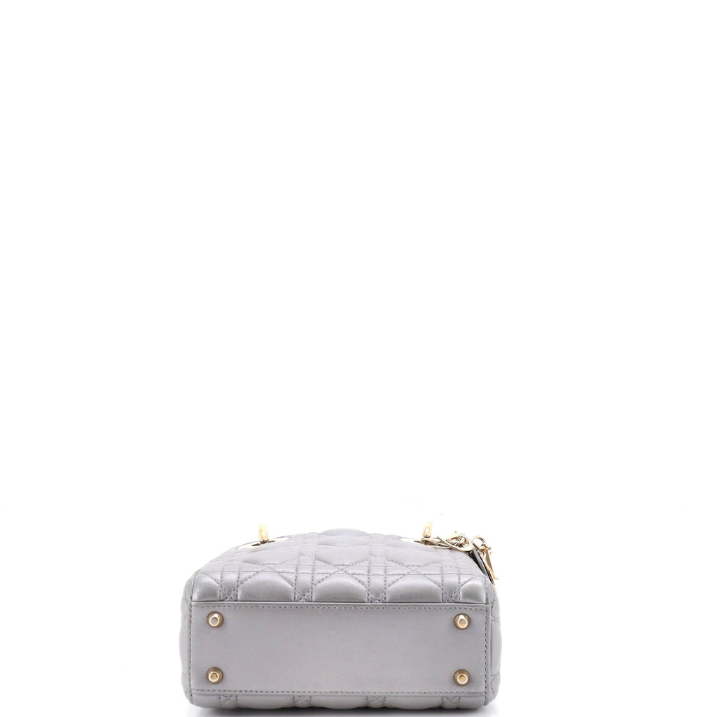 Lady Dior Chain Bag Cannage Quilt Lambskin Mini