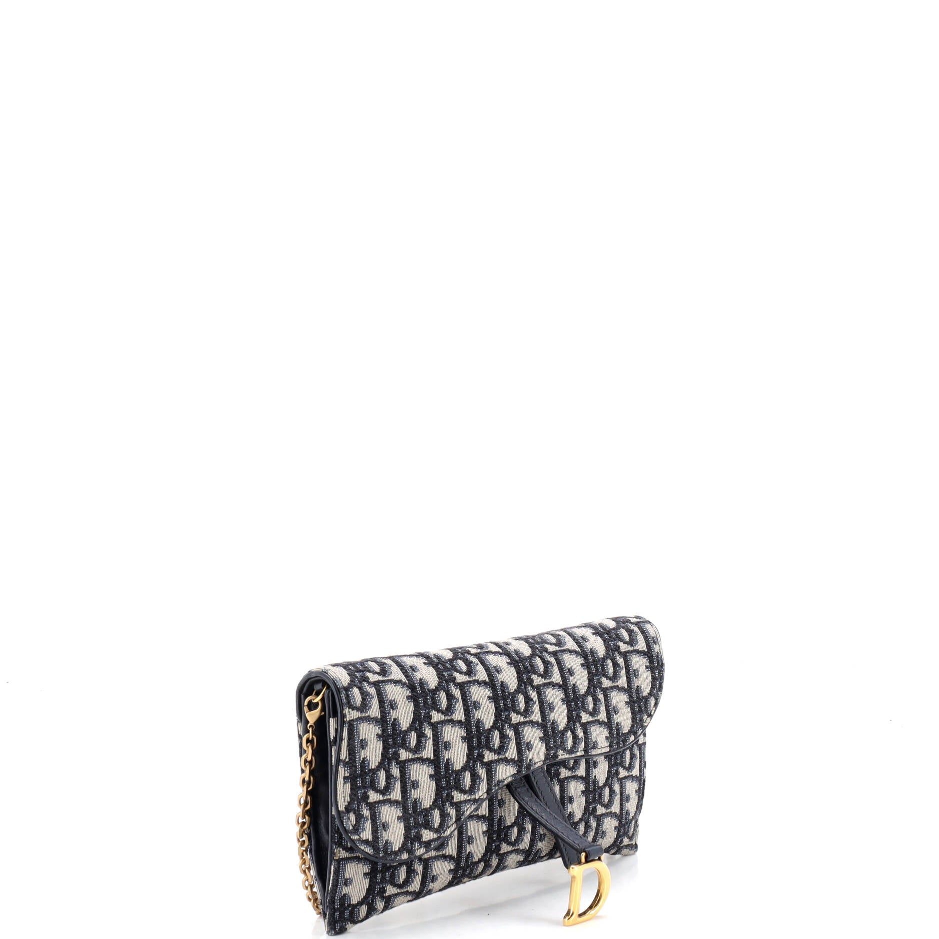 Saddle Chain Wallet Oblique Canvas