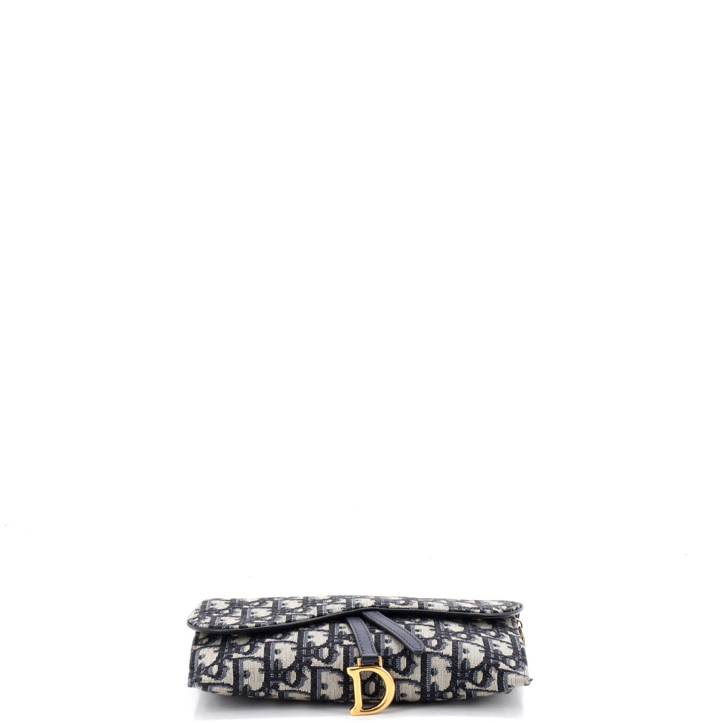Saddle Chain Wallet Oblique Canvas