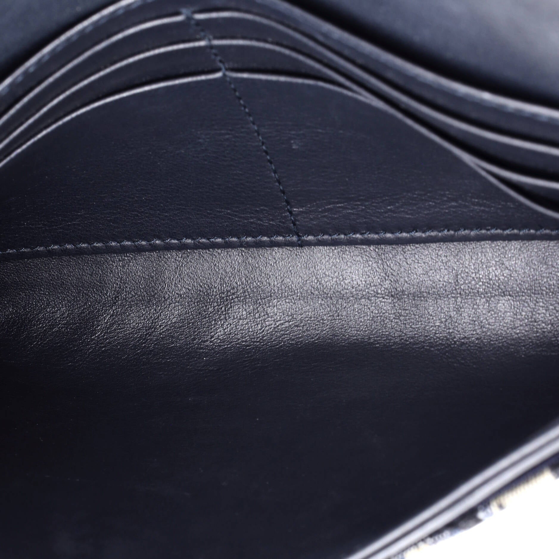 Saddle Chain Wallet Oblique Canvas