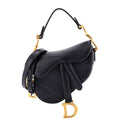 Saddle Handbag with Strap Leather Micro