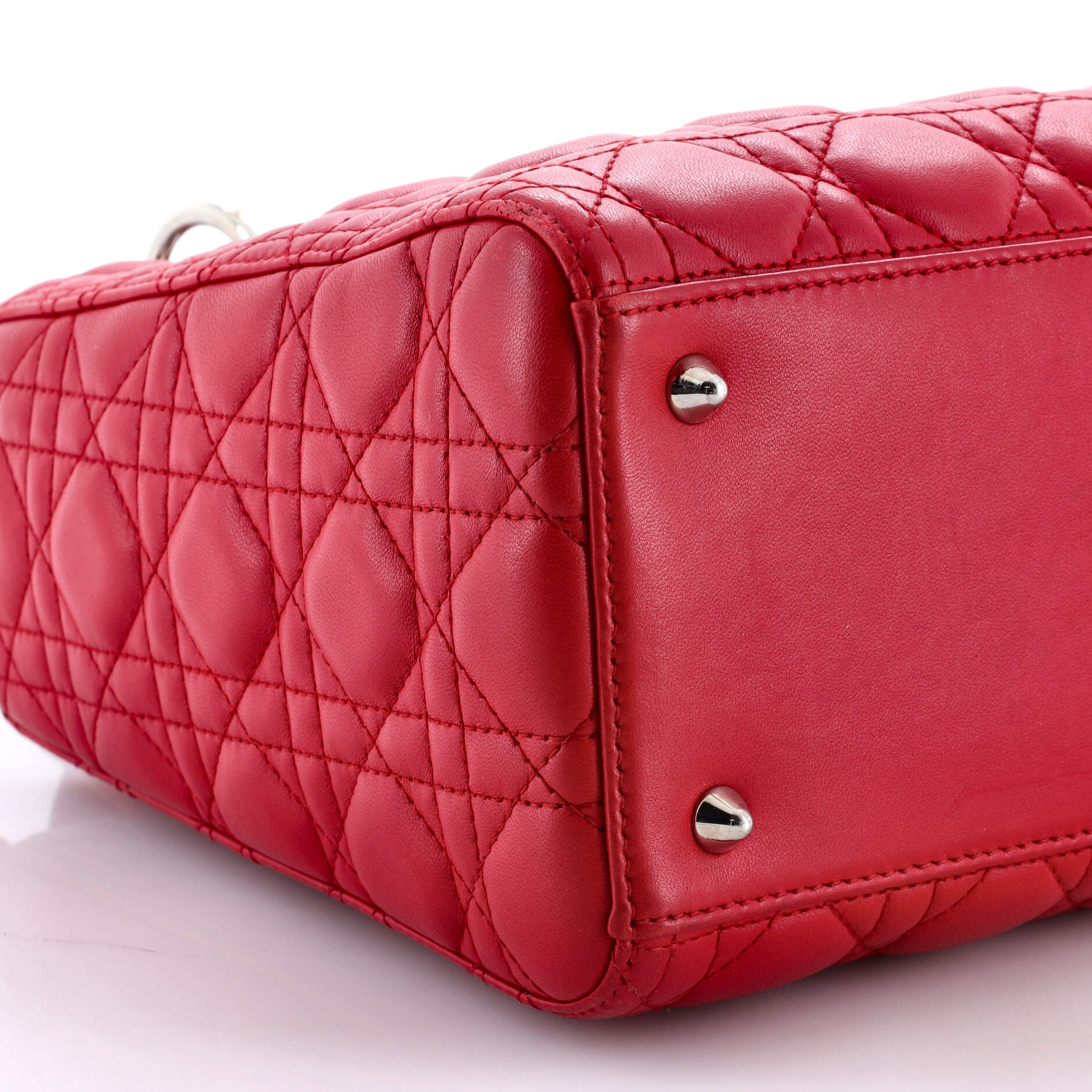 Lady Dior Bag Cannage Quilt Lambskin Medium