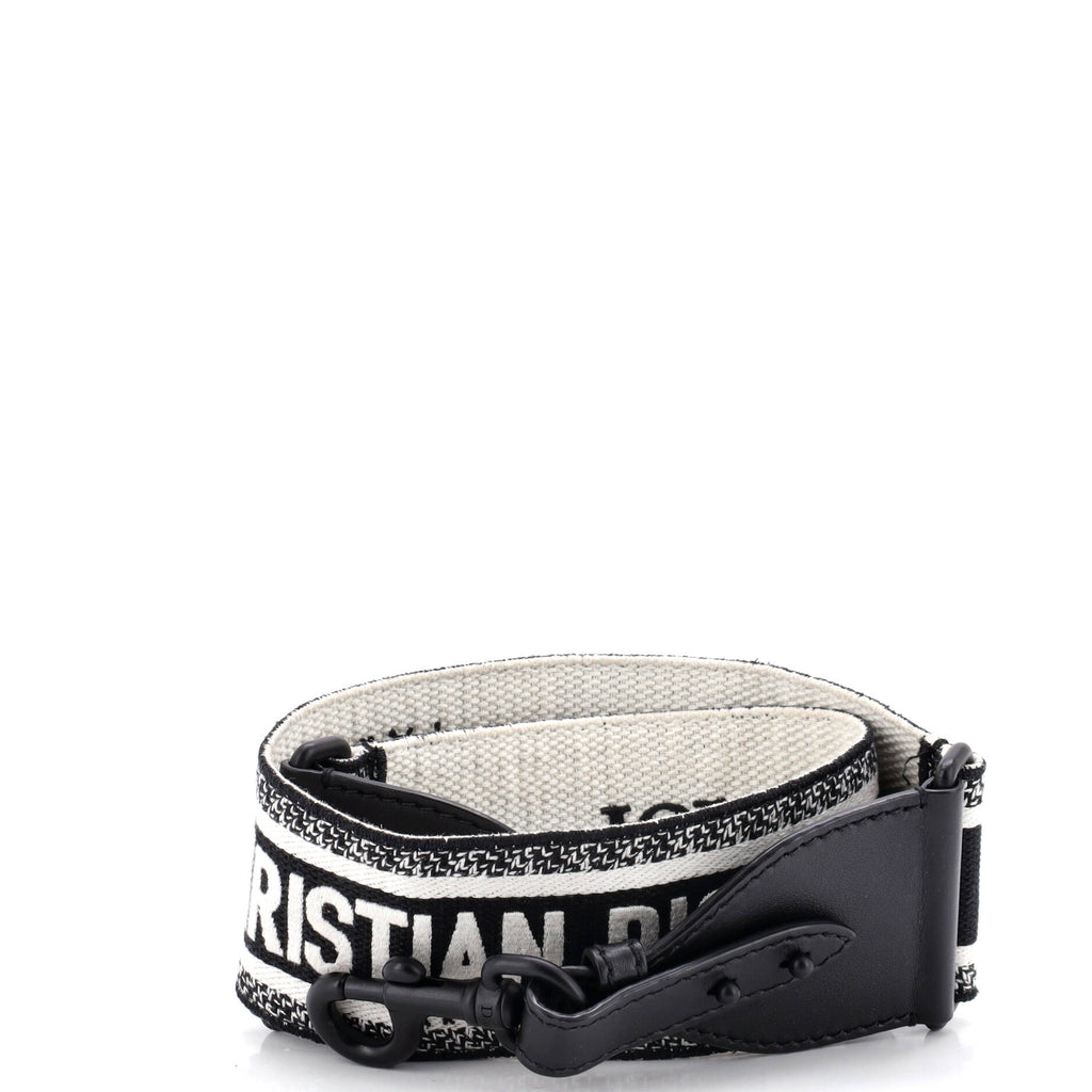Shoulder Strap Embroidered Canvas