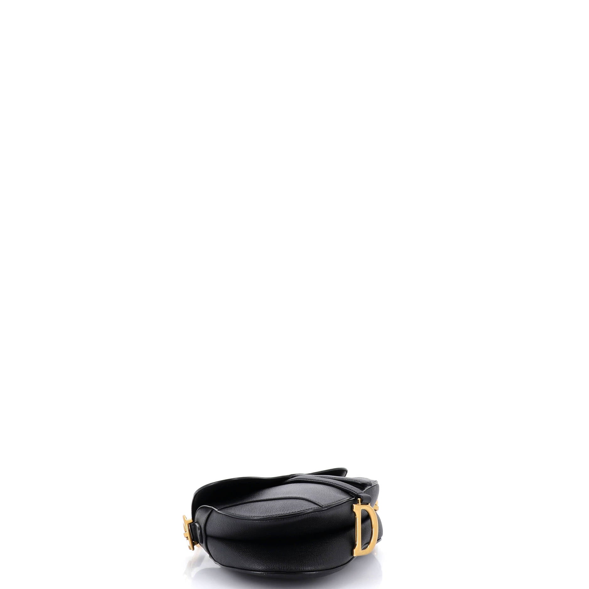 Saddle Handbag with Strap Leather Medium
