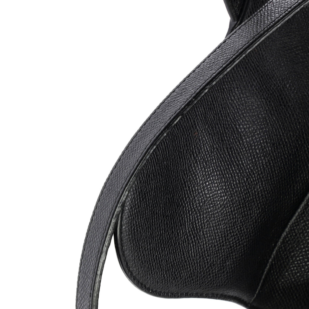Saddle Handbag with Strap Leather Medium