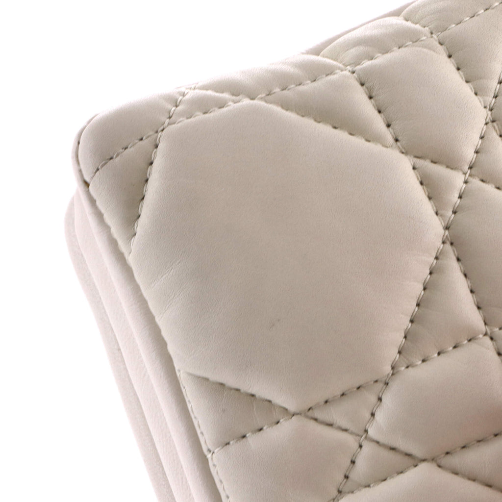 Caro Flap Pouch with Chain Macrocannage Quilt Calfskin Mini