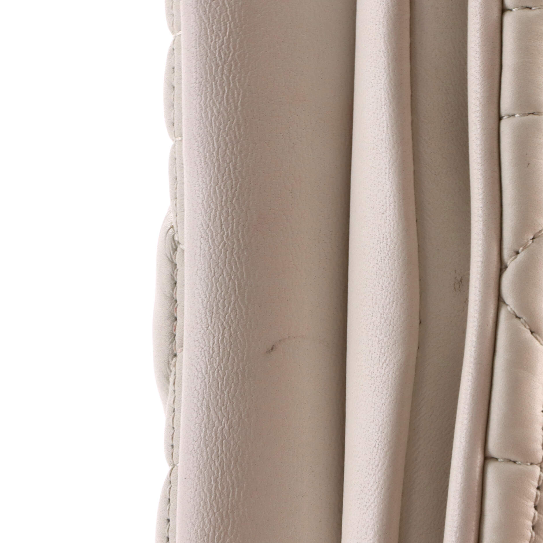 Caro Flap Pouch with Chain Macrocannage Quilt Calfskin Mini