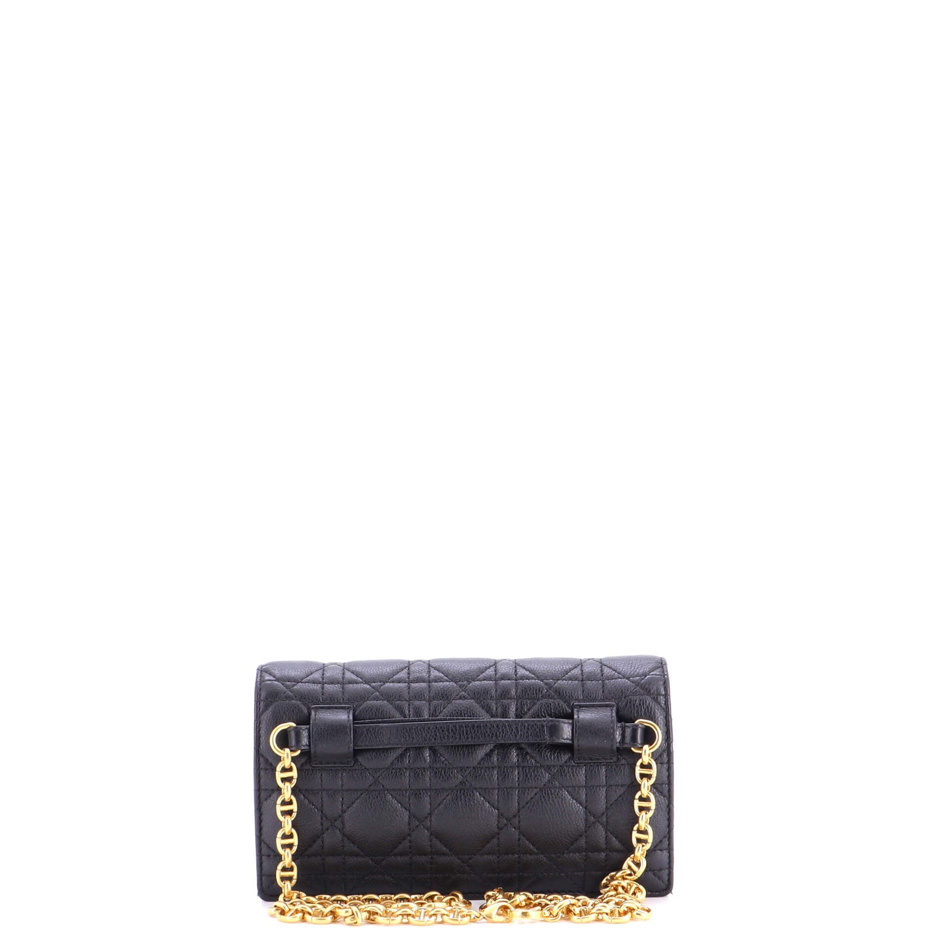 Caro Belt Pouch with Chain Cannage Quilt Calfskin