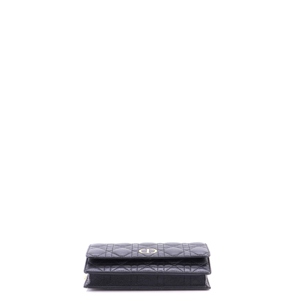 Caro Belt Pouch with Chain Cannage Quilt Calfskin