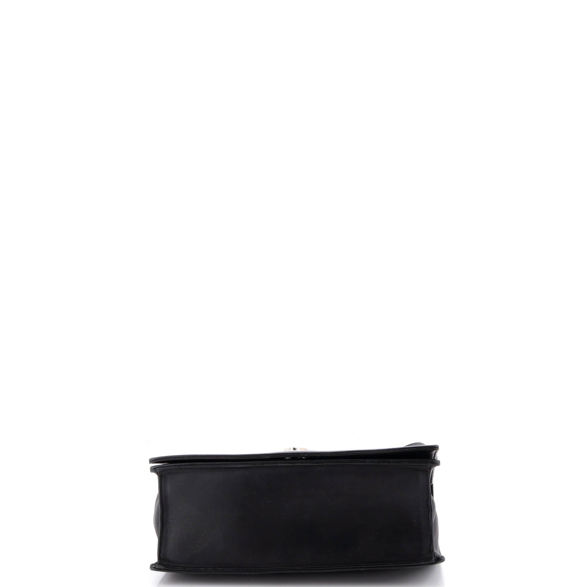 Diorama Flap Bag Patch Embellished Leather Medium