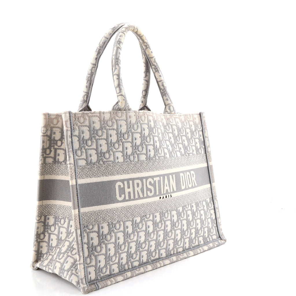 Book Tote Oblique Canvas Medium