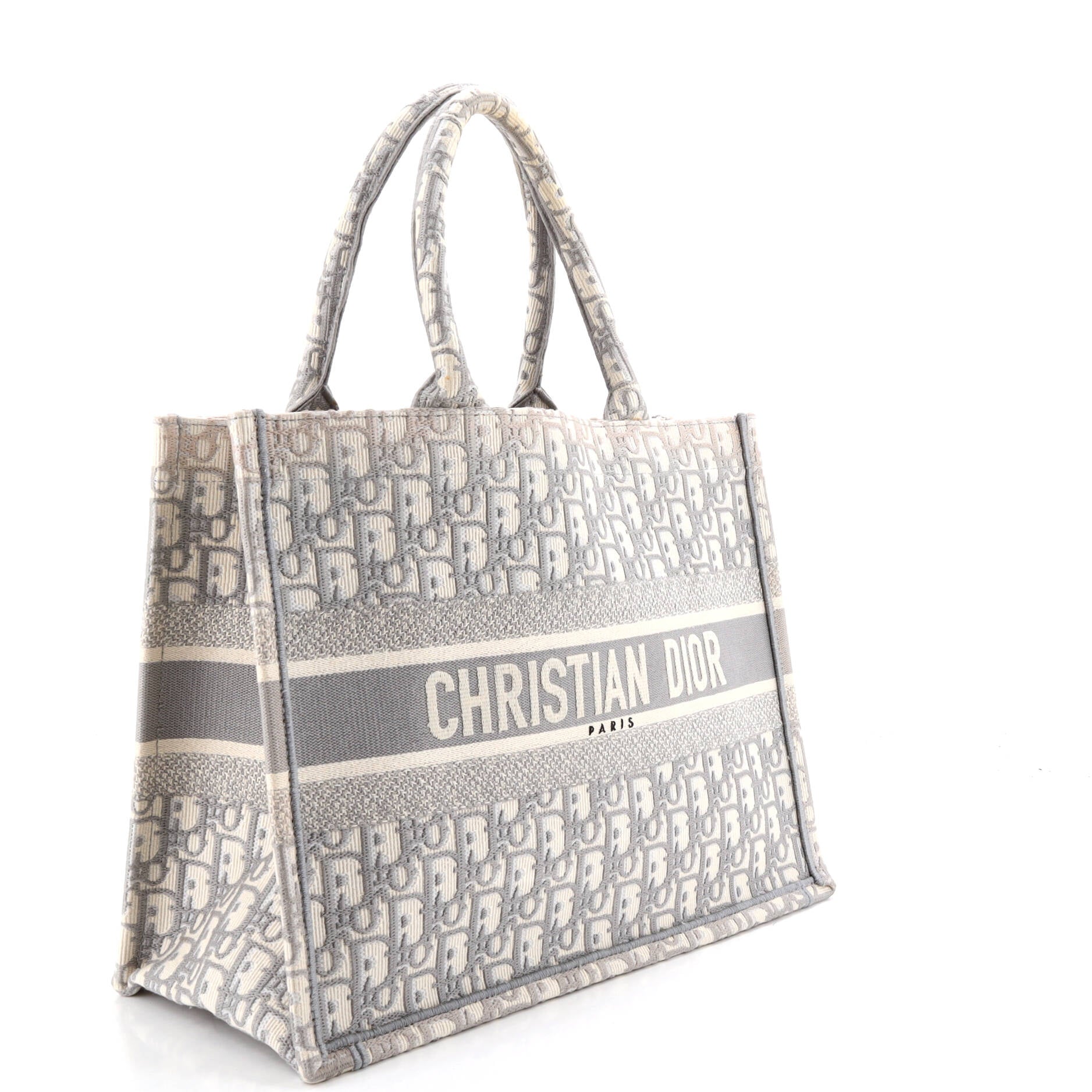 Book Tote Oblique Canvas Medium