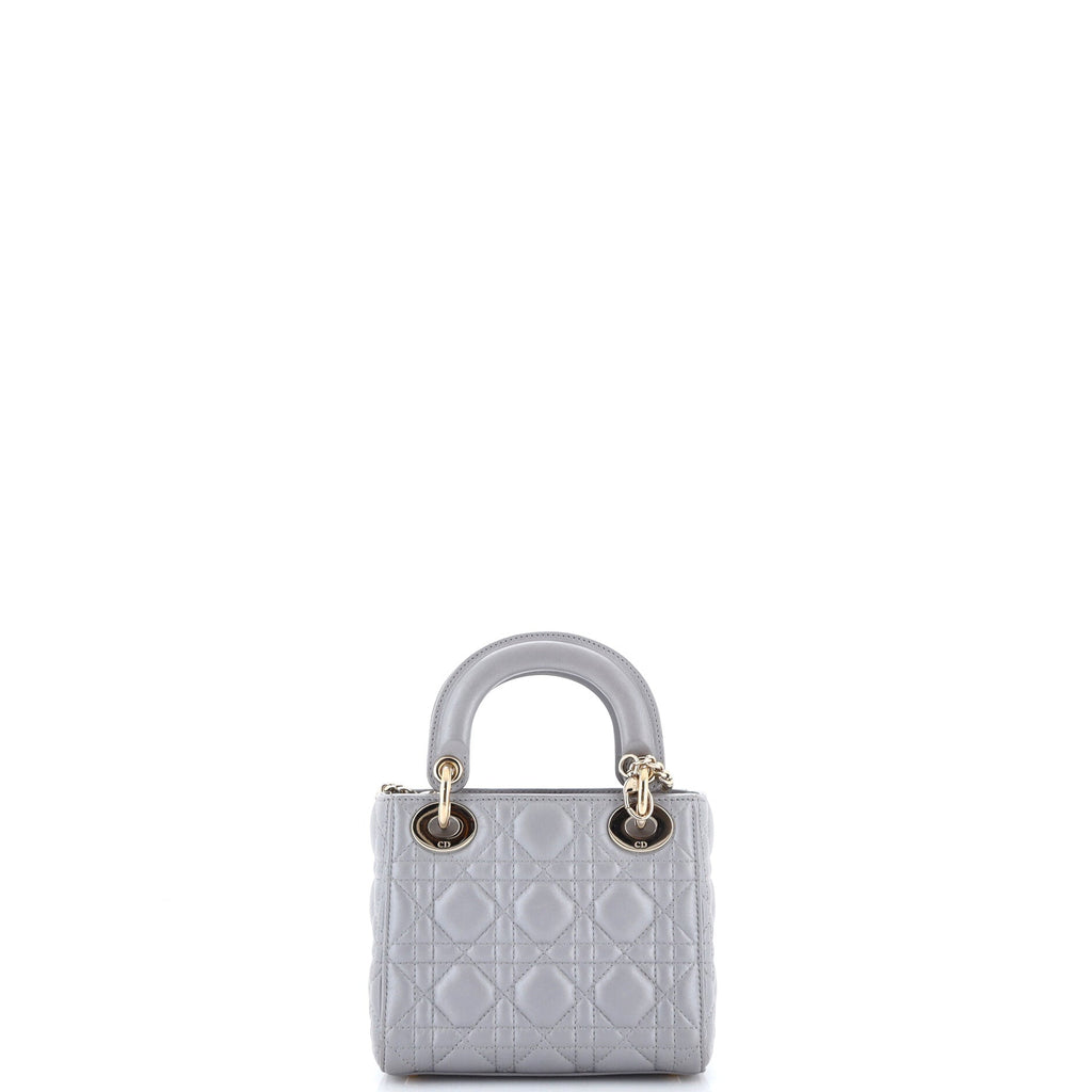Lady Dior Chain Bag Cannage Quilt Lambskin Mini