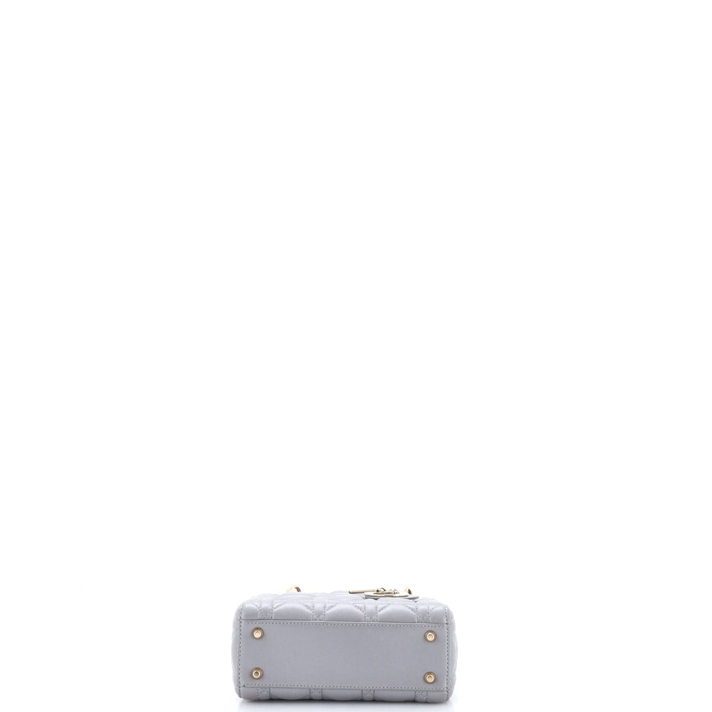 Lady Dior Chain Bag Cannage Quilt Lambskin Mini