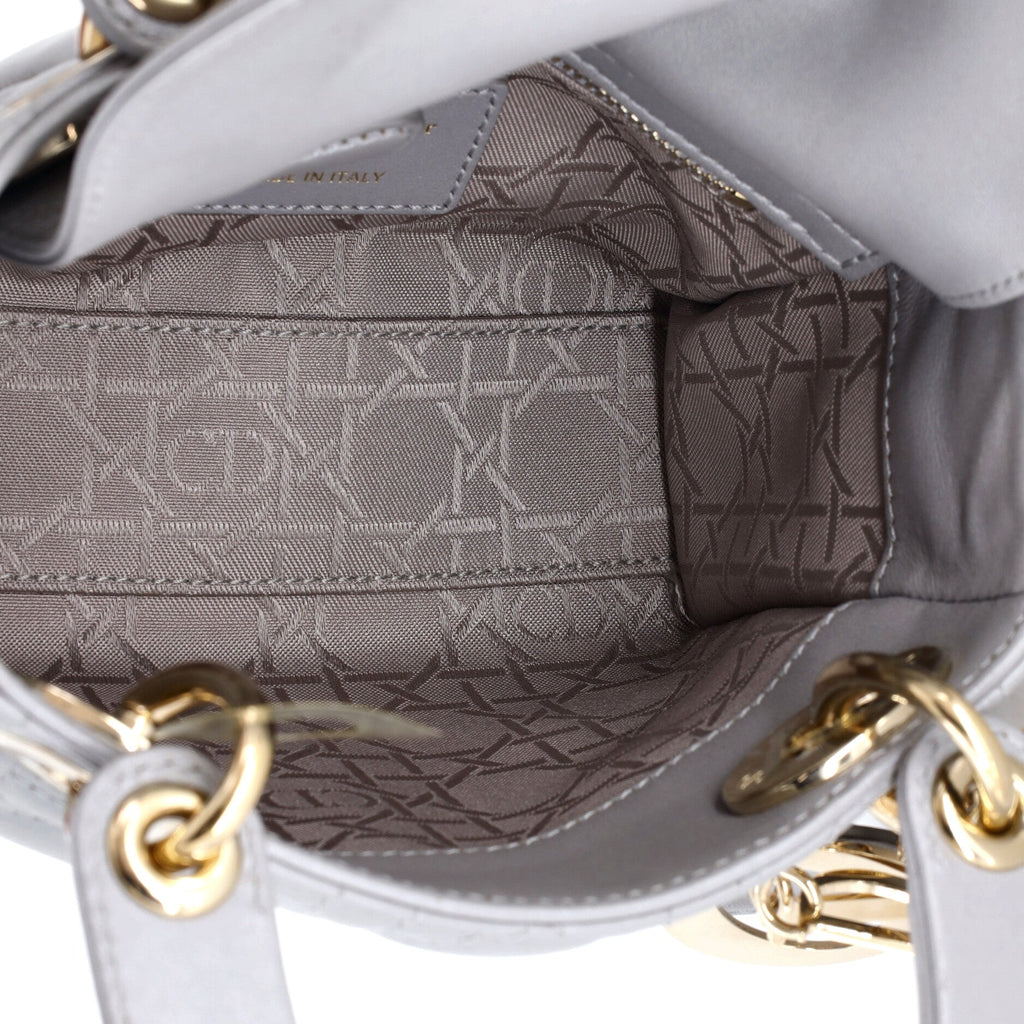 Lady Dior Chain Bag Cannage Quilt Lambskin Mini