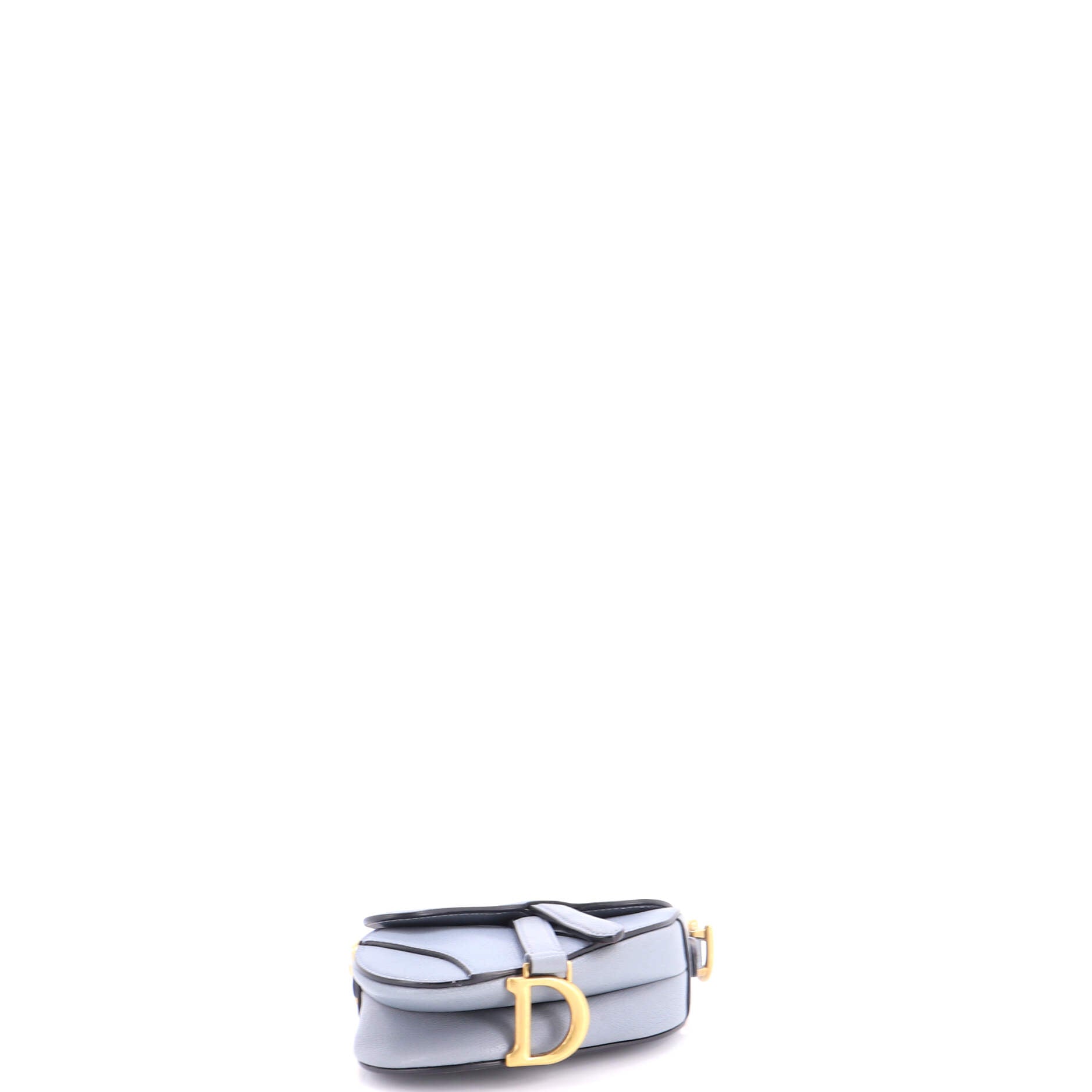 Saddle Handbag with Strap Leather Micro