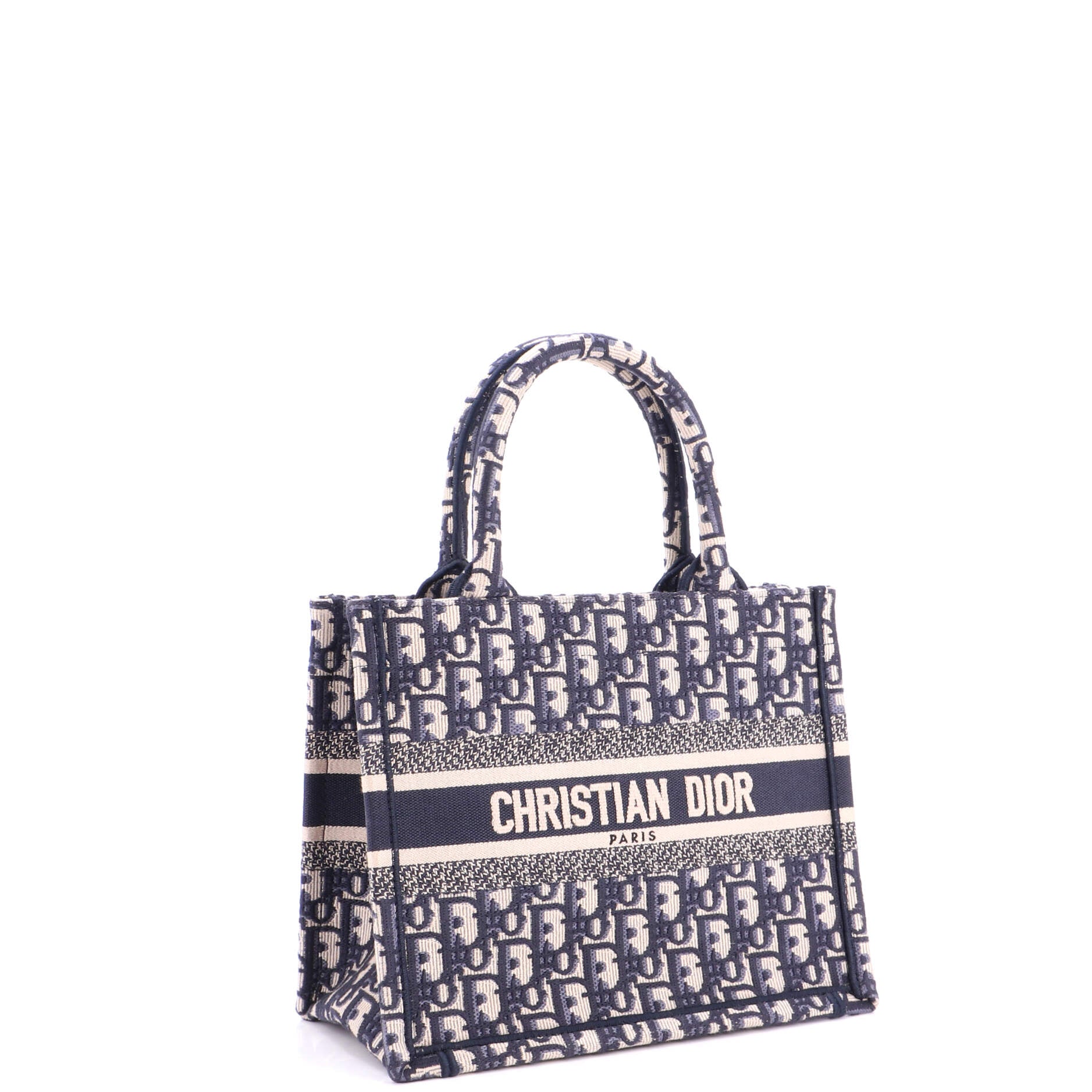Book Tote Oblique Canvas Small