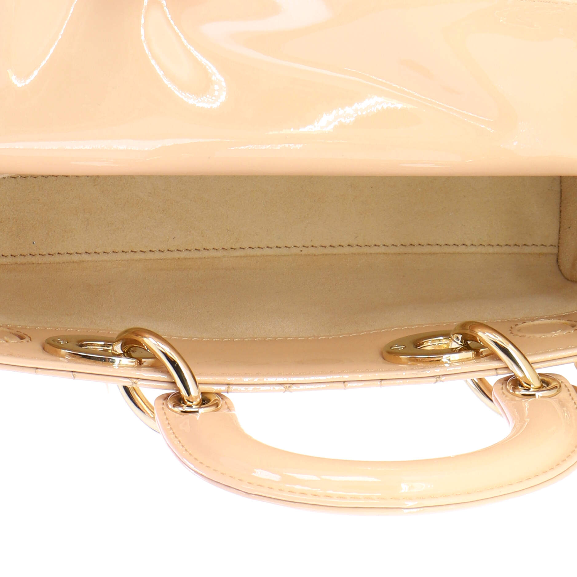 Lady D-Joy Bag Cannage Quilt Patent Small