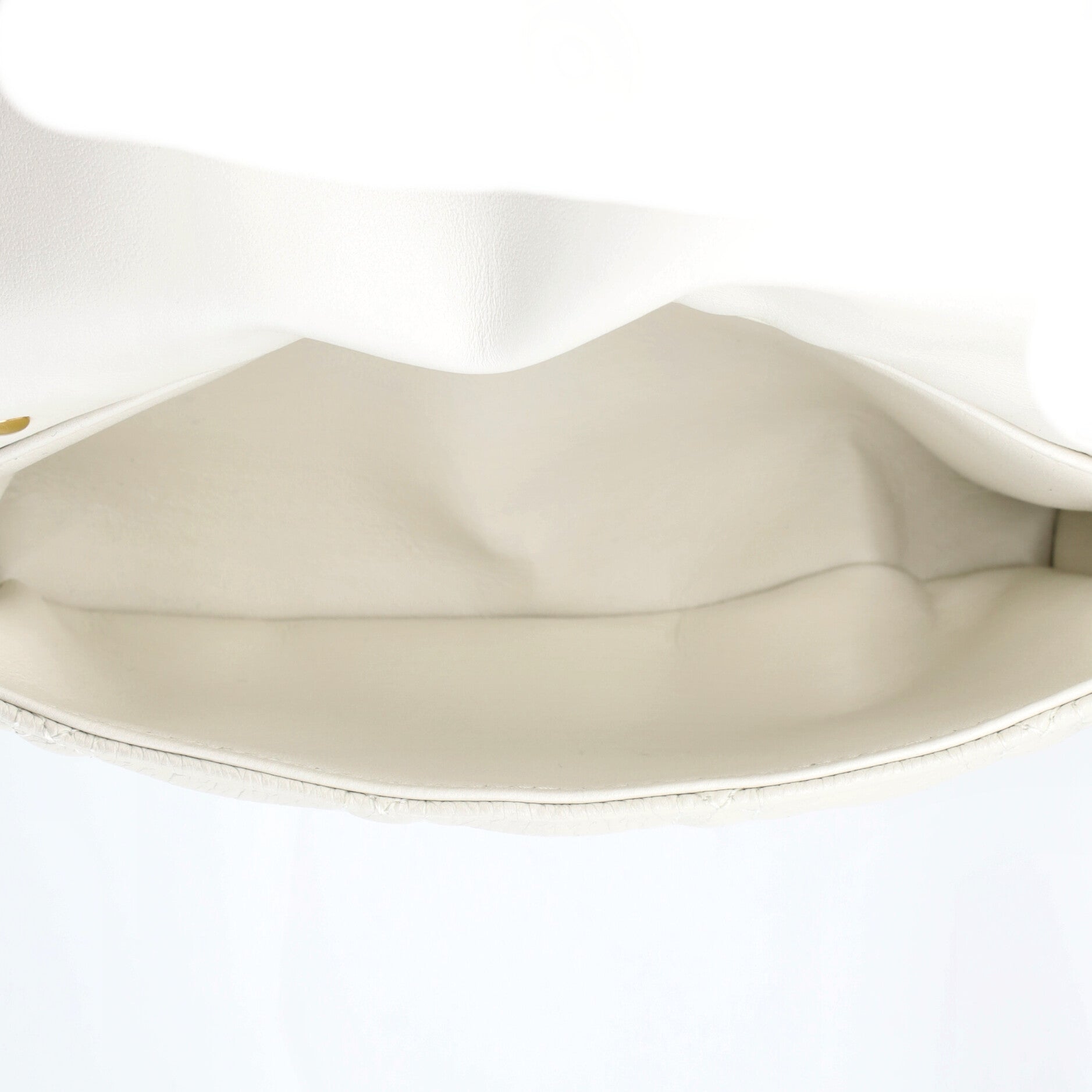 Caro Flap Double Pouch Crossbody Bag Cannage Quilt Calfskin