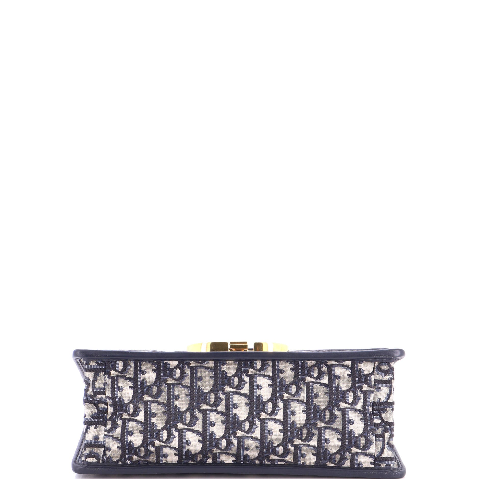 30 Montaigne Chain Flap Bag Oblique Canvas East West