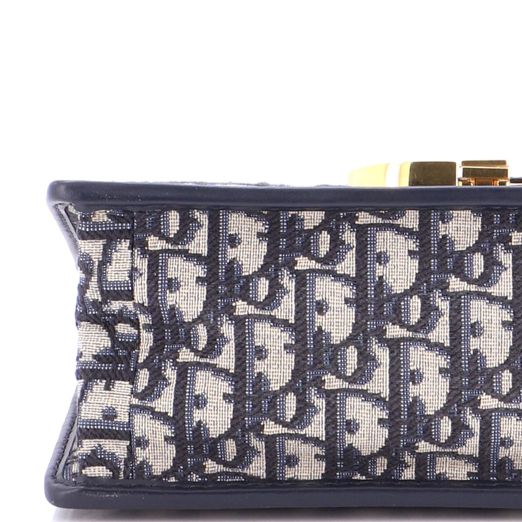 30 Montaigne Chain Flap Bag Oblique Canvas East West