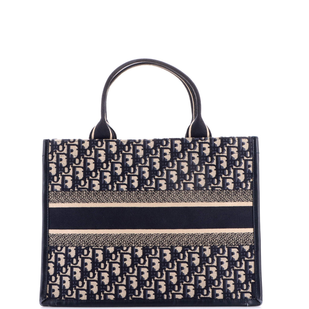 Book Tote with Strap Oblique Canvas Medium