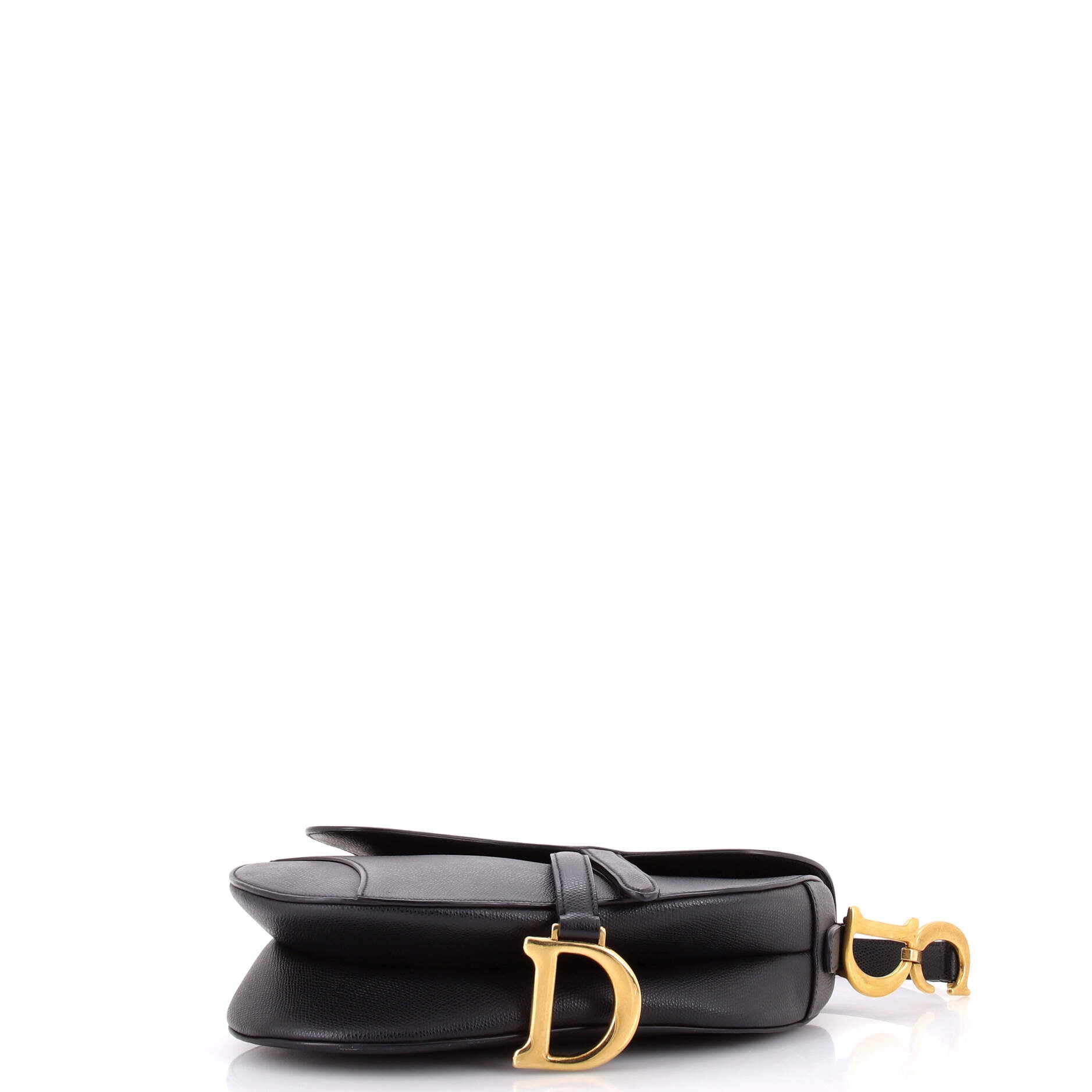 Saddle Handbag Leather Medium